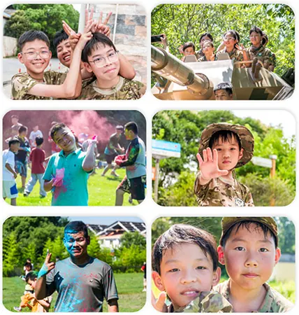 暑期营地的孩子们